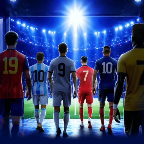 Football 2026 - players walking out of the tunnel onto the pitch